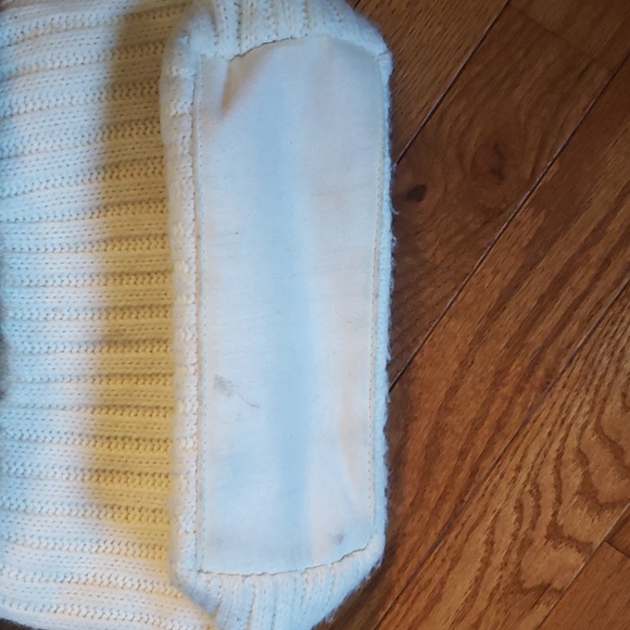 WOMENS WINTER PURSE BAG, WHITE - Picture 3 of 5